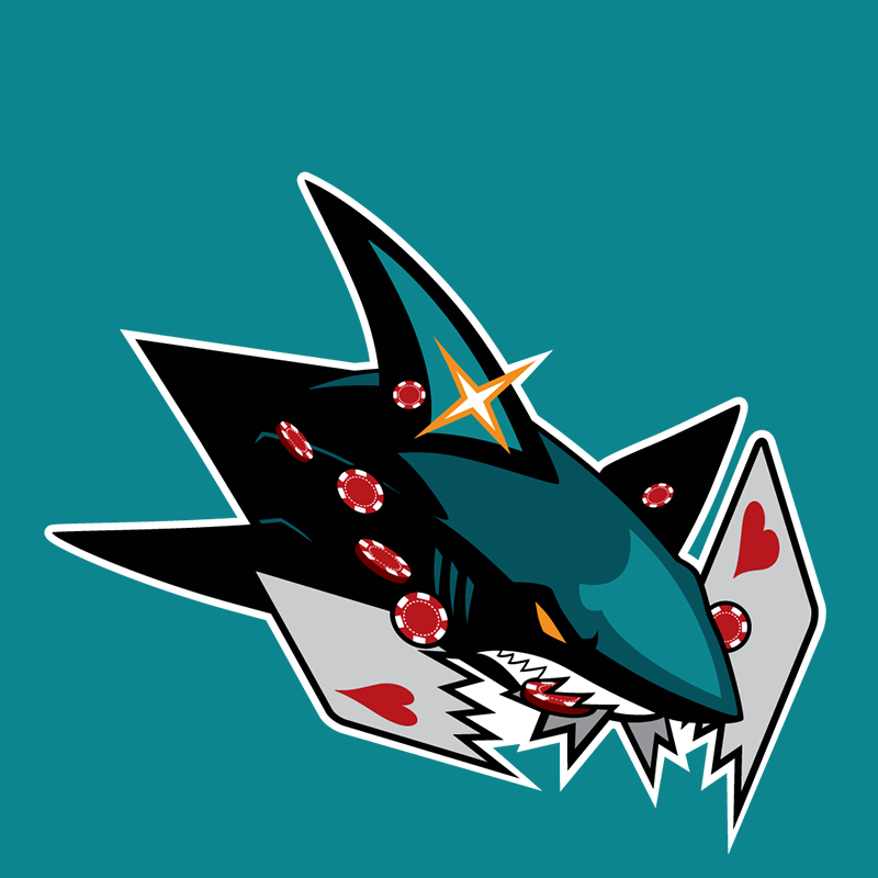 San Jose Sharks Entertainment logo fabric transfer